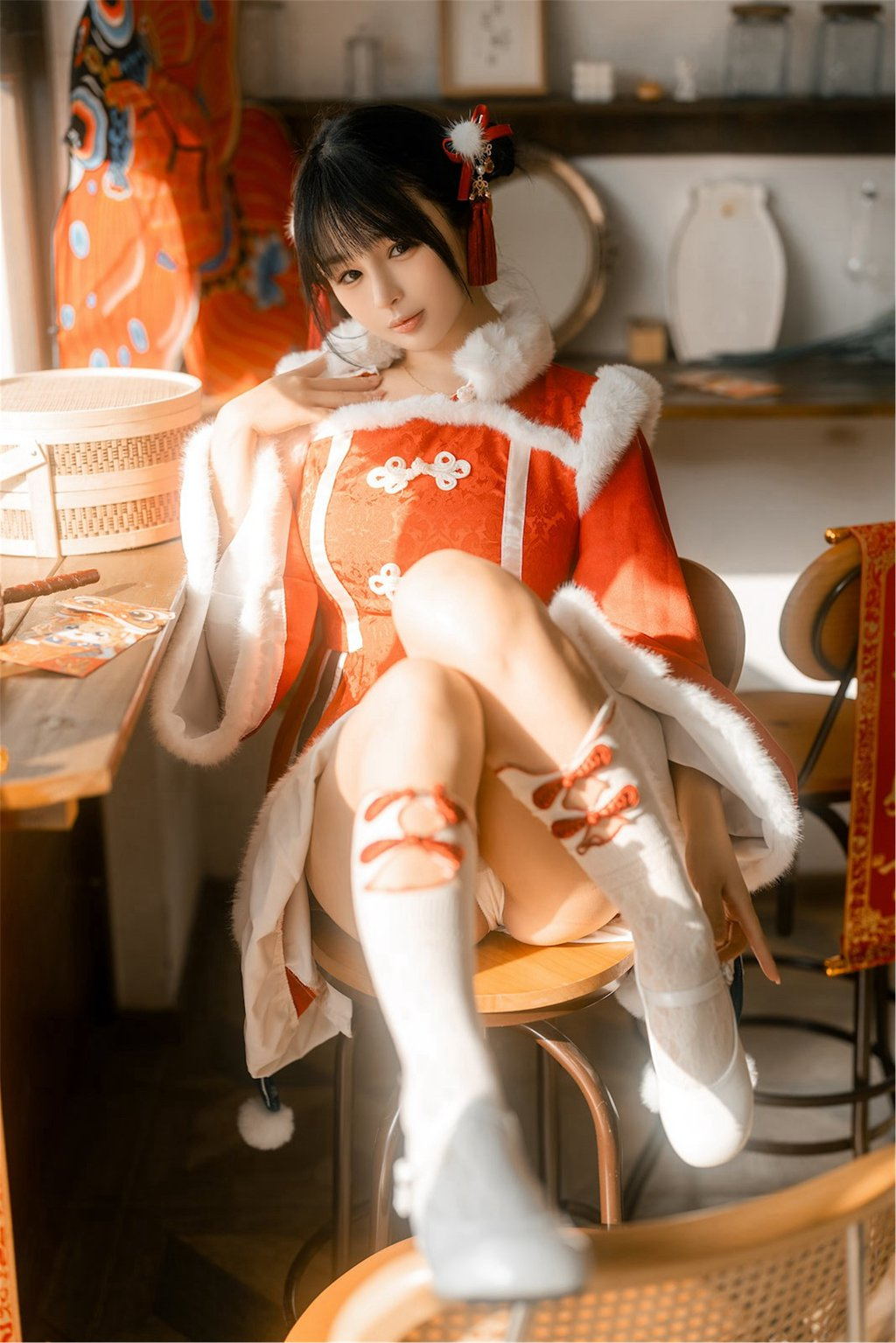 网紅Coser@桜井宁宁 – NO.103 龙年新年篇[70P-380M] 网红写真-第2张