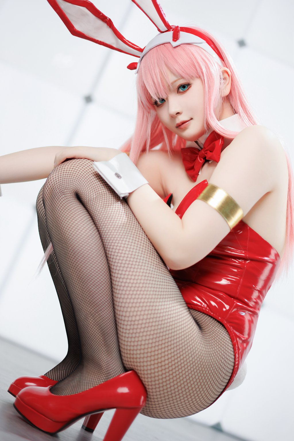 网红Coser@屿鱼 – Zero Two[39P-356M] 网红写真-第2张