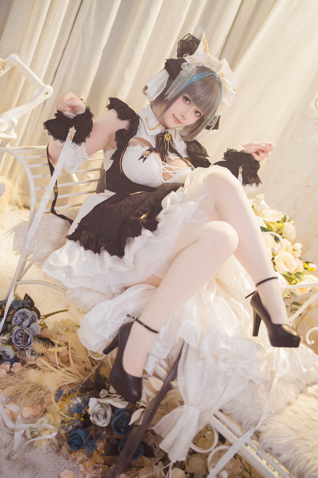 网红Coser@屿鱼 – 碧蓝航线 柴郡[54P-140M] 网红写真-第2张