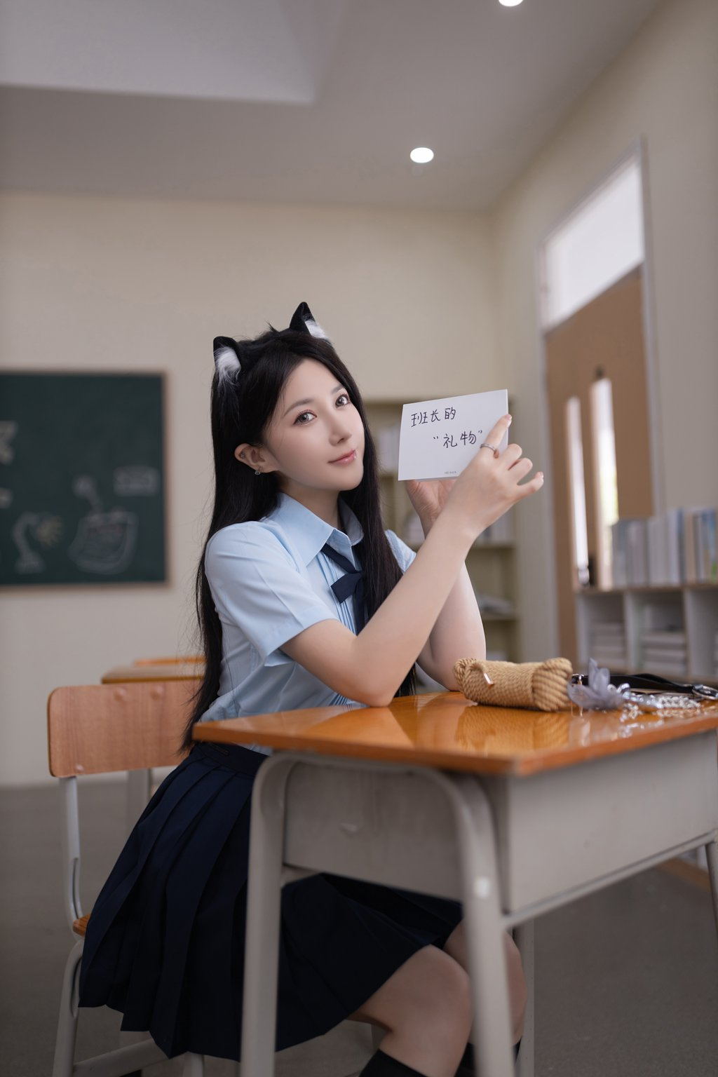 秀人内购@鱼子酱Fish – 内购系列 – 班长的礼物[130P/1.54GB] 其它写真-第2张