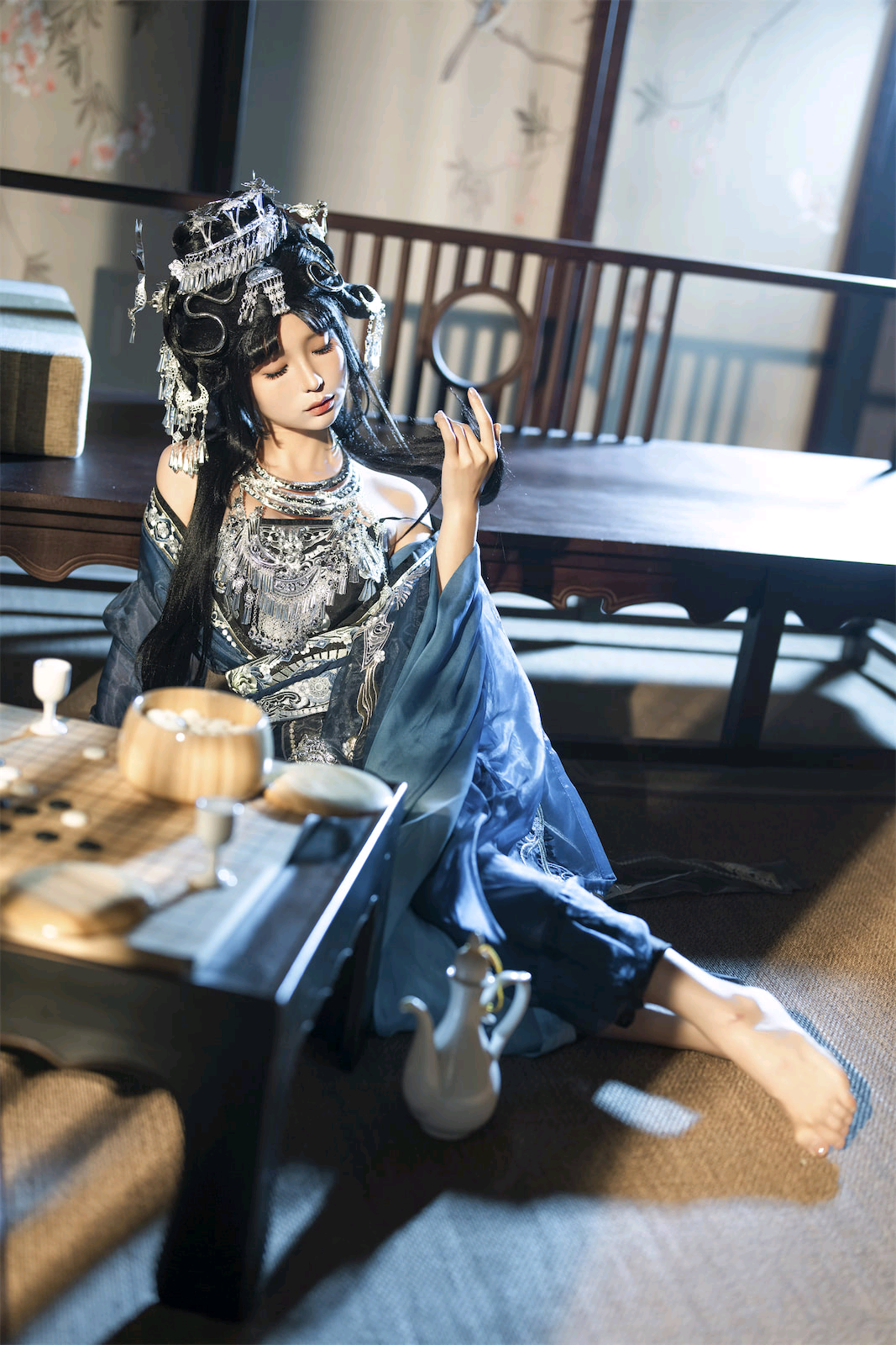 知名动漫博主@蠢沫沫 古装 [152P/153MB] 网红写真-第3张