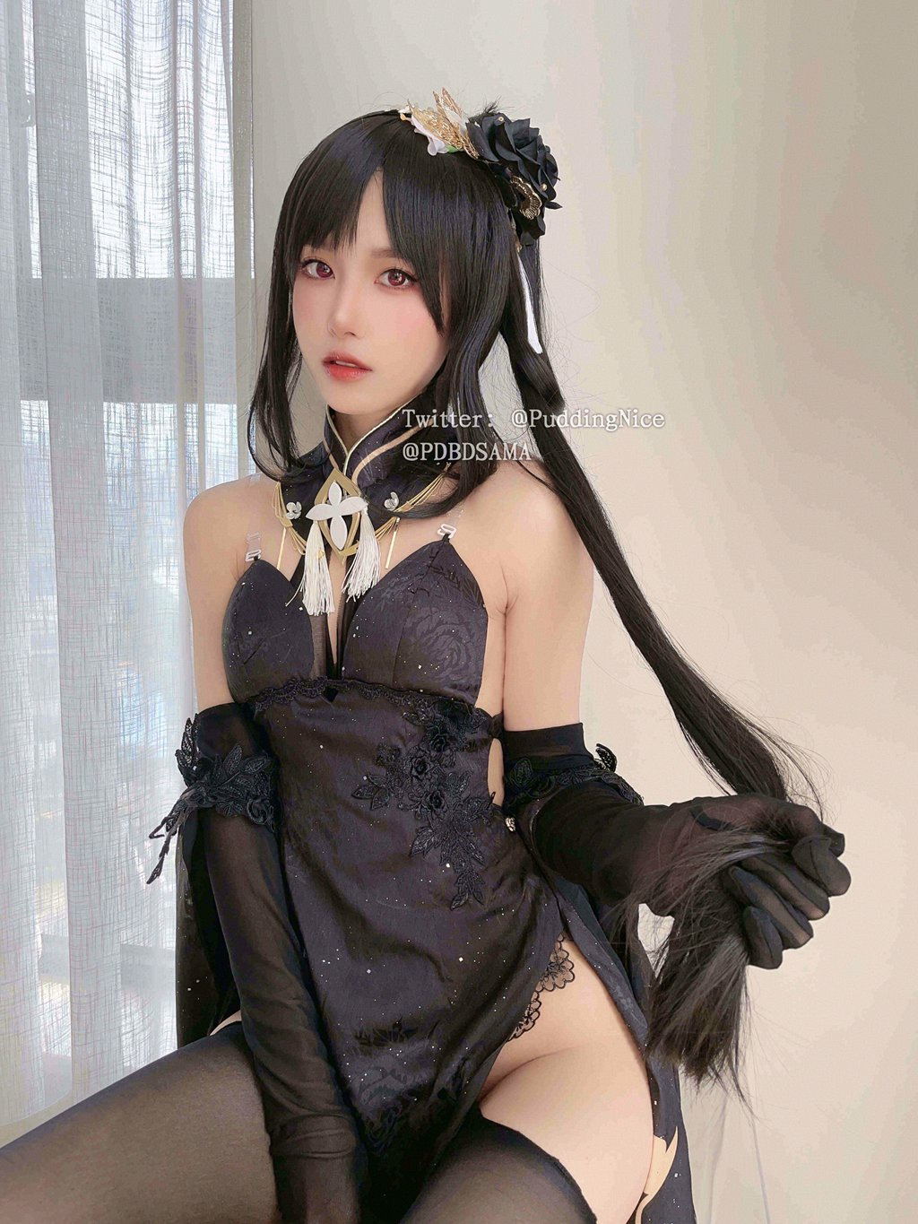 网紅少女@布丁大法 – NO.065 黑糖拿铁[53P-6V-1.01G] 网红写真-第1张