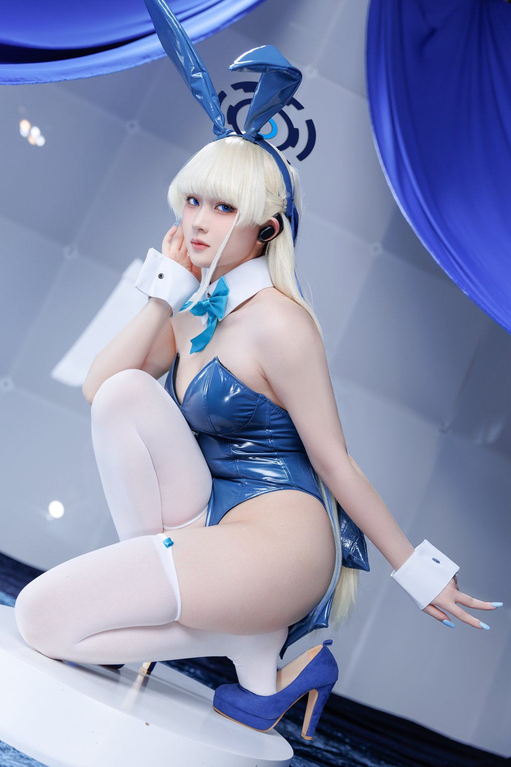 网红Coser@屿鱼 – Toki X 飞鸟马トキ兔女郎 蓝色兔子[457P-522M] 网红写真-第1张