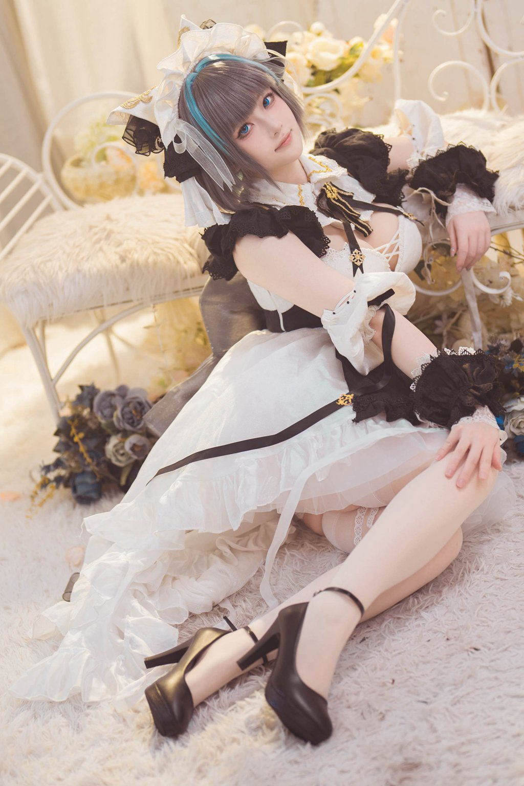 网红Coser@屿鱼 – 碧蓝航线 柴郡[54P-140M] 网红写真-第1张