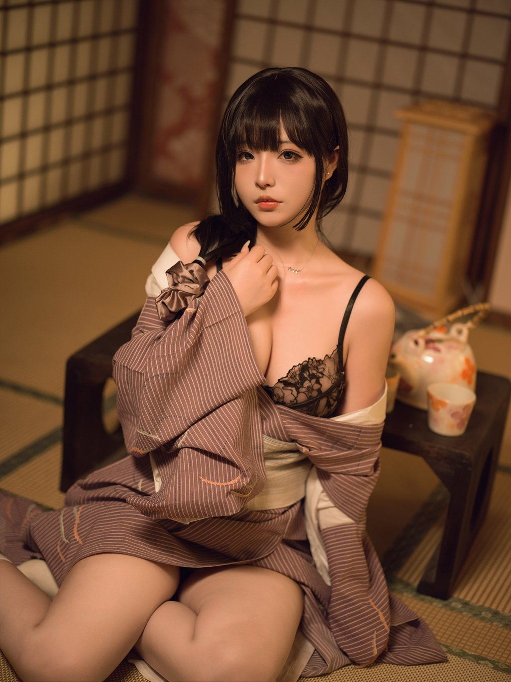 动漫博主@yuuhui玉汇 独居的寡姐 [135P/1.37G] 网红写真-第1张