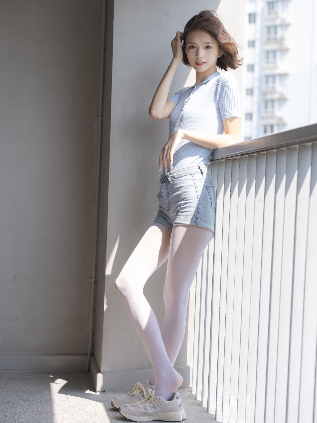 森萝财团写真 – 媛媛 试拍 15D超薄白丝 [59P/1V/2.60GB] 森萝财团-第1张