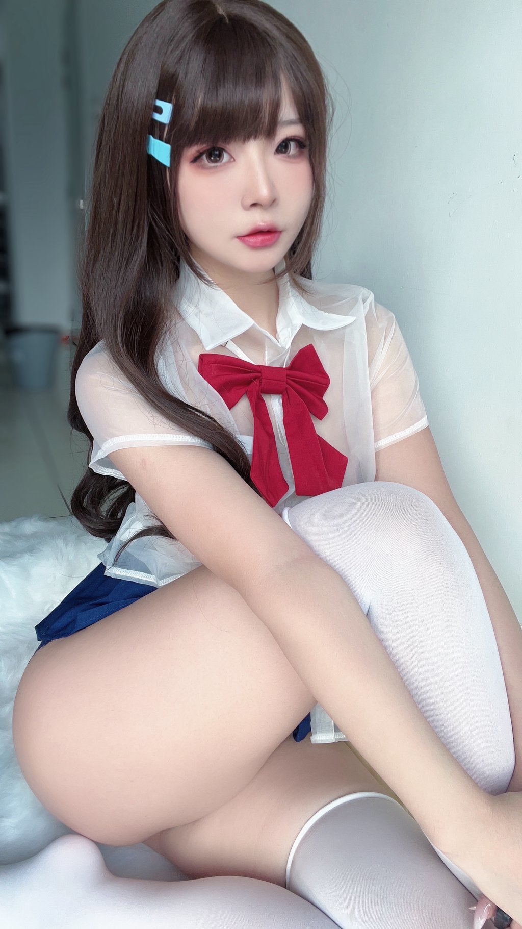 动漫博主@yuuhui玉汇  透明学姐[39P-108MB] 网红写真-第1张