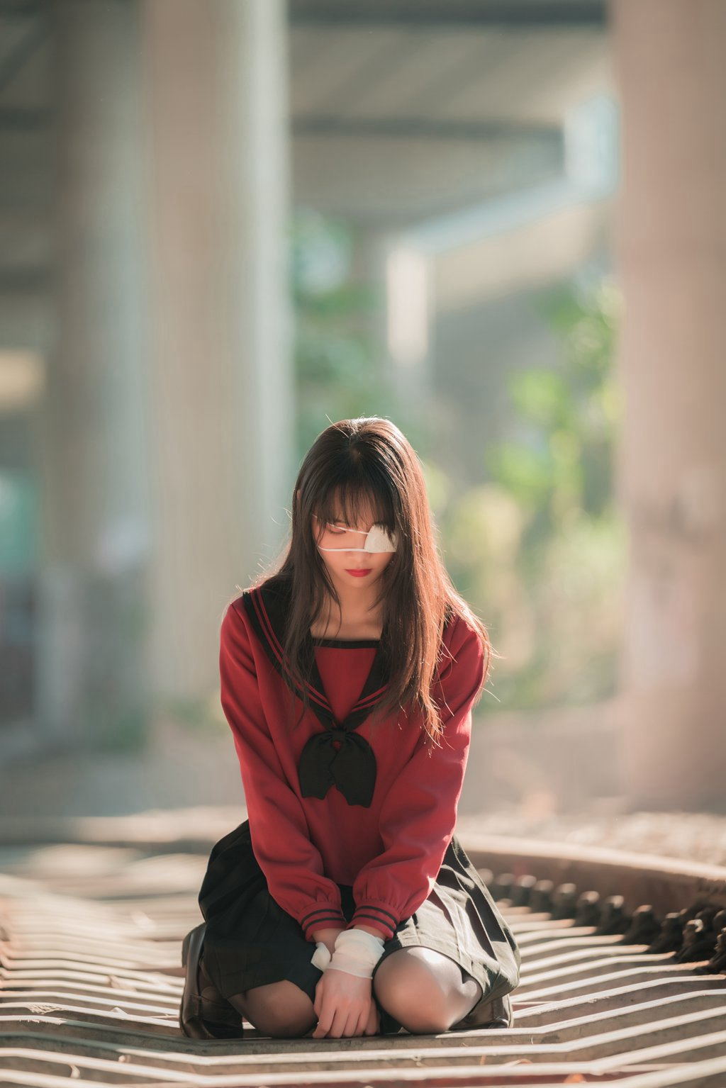 网紅Coser@西呱呀呀呀 –铁轨成片 [47P-721MB] 网红写真-第3张