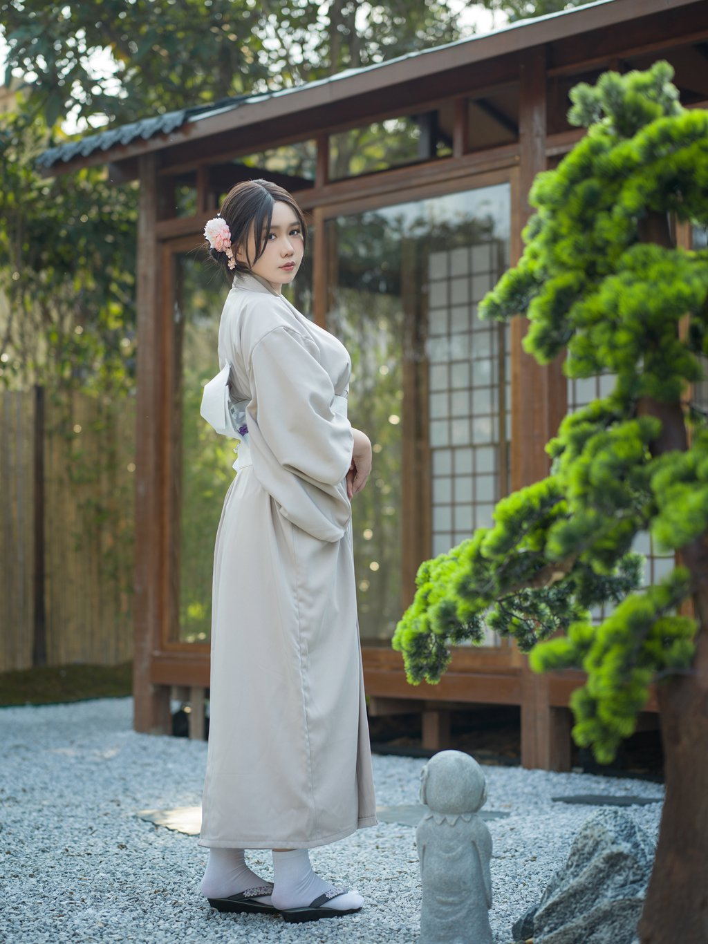 人气博主@麻花麻花酱 兽耳和服3套 [89P/560MB] 网红写真-第4张