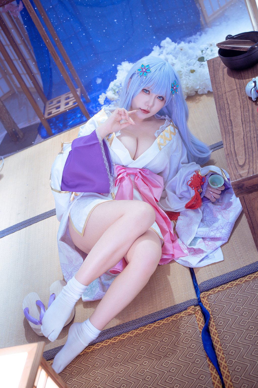 网紅Coser@是一只熊仔吗 美少女万华镜异闻：雪女 白雪姬[41P-185M] 网红写真-第3张