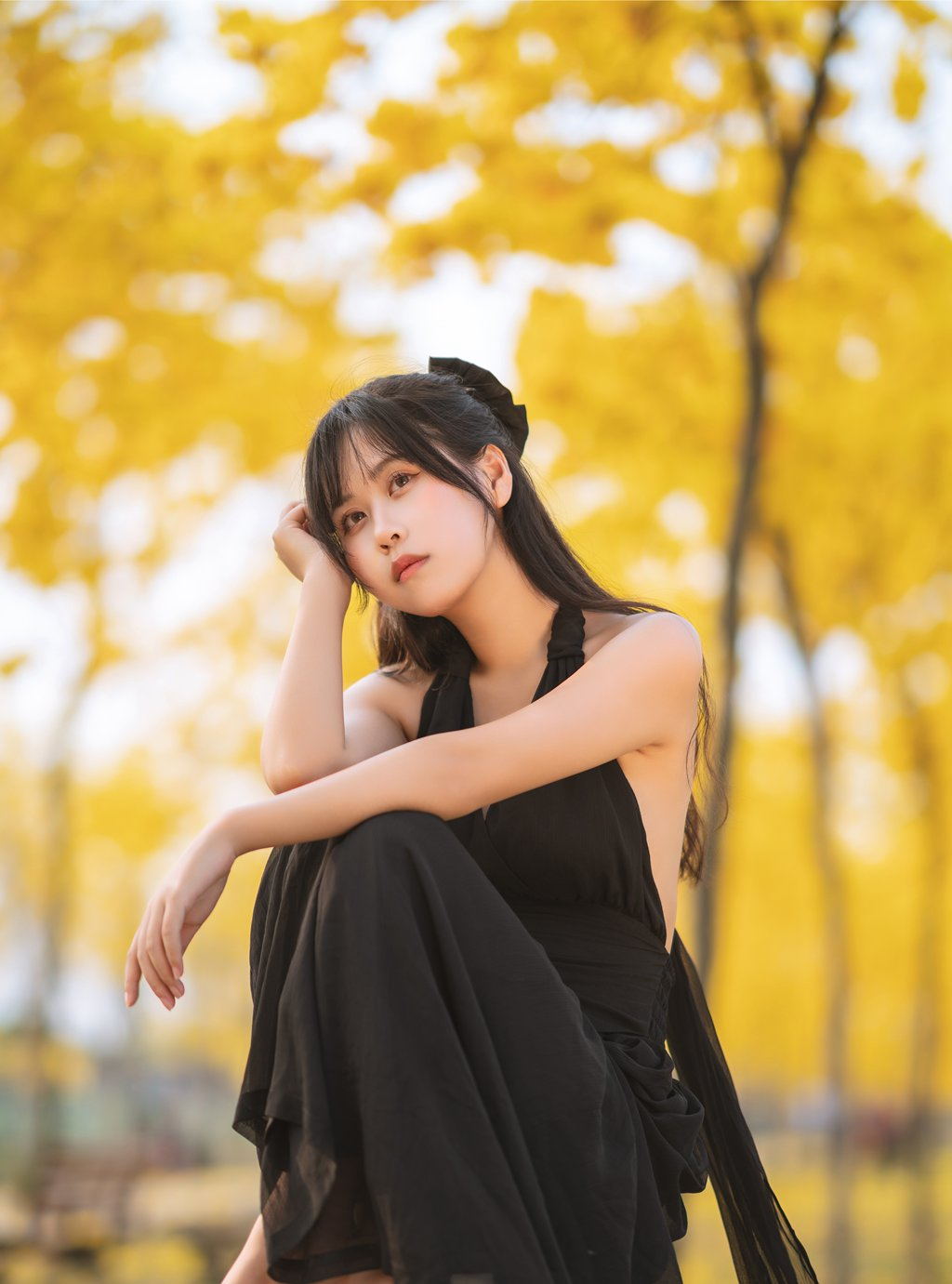 动漫博主@萌芽儿o0 秋有银杏 春有黄风铃 [24P/170MB] 网红写真-第3张