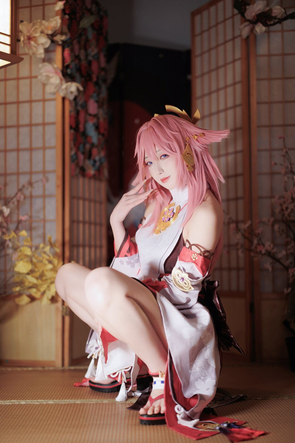 动漫博主@封疆疆 八重神子公式ver [40P/336MB] 网红写真-第3张