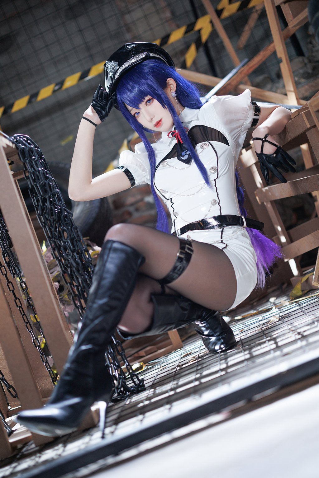 动漫博主@封疆疆 雷电将军女警 [38P/365MB] 网红写真-第3张