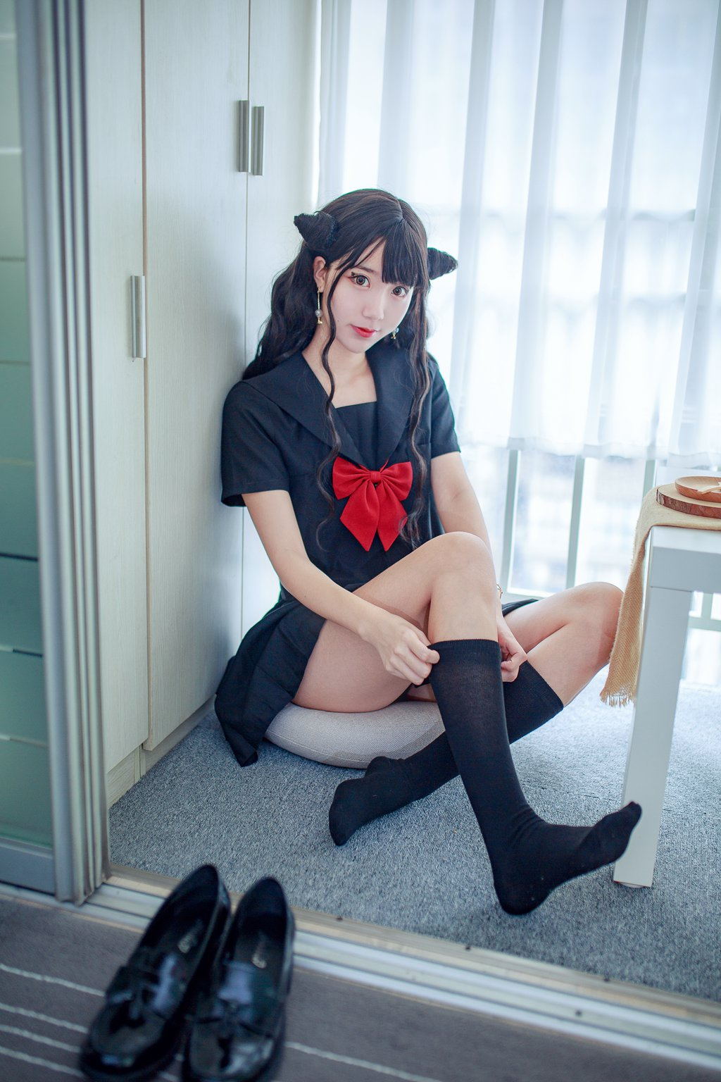 微博红人Coser@黑川 小恶魔本-JK制服[32P-524.5M] 网红写真-第3张