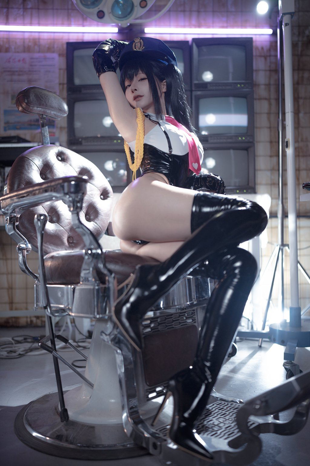 知名动漫博主@蠢沫沫 沙希女警 [147P/683MB] 网红写真-第2张