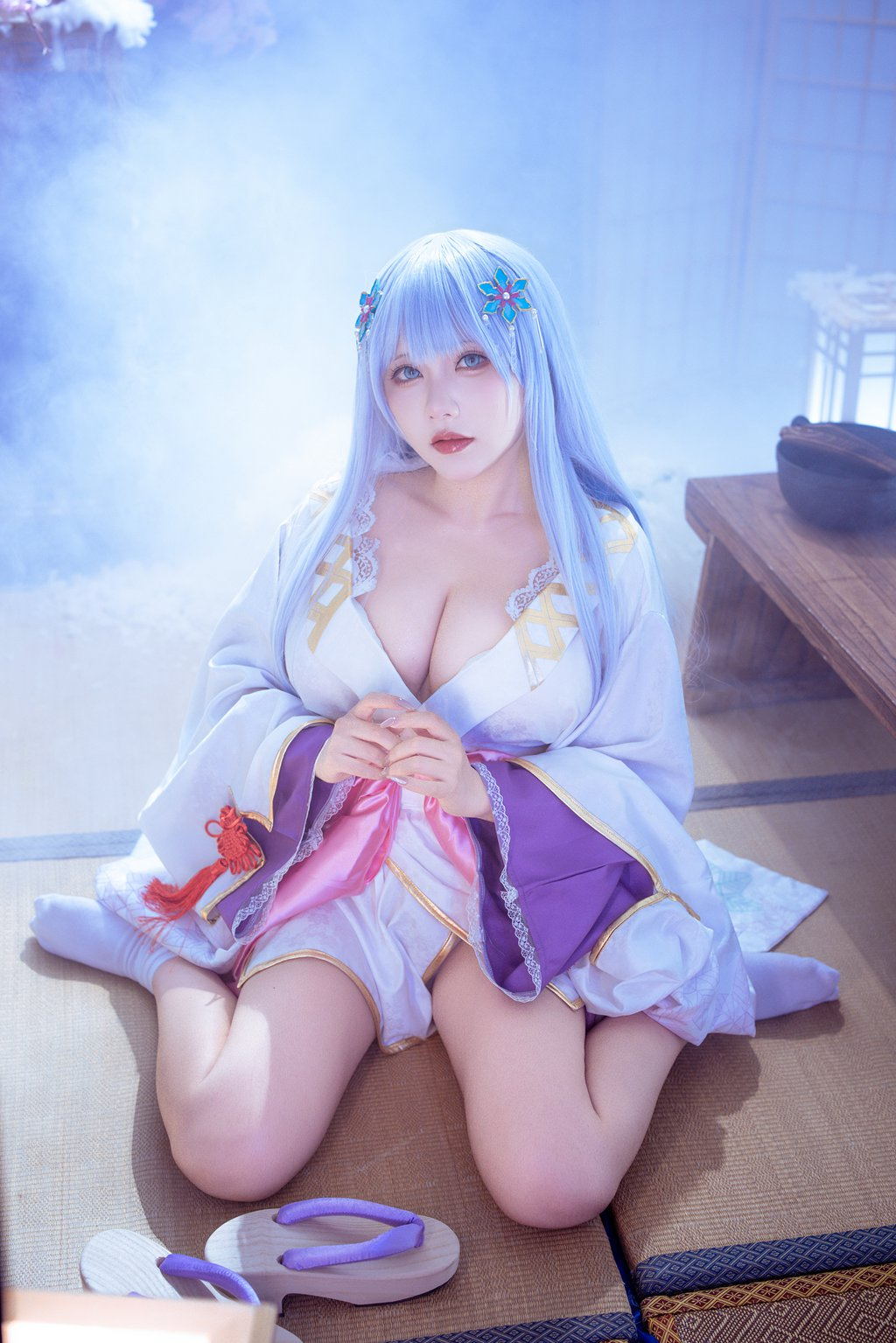 网紅Coser@是一只熊仔吗 美少女万华镜异闻：雪女 白雪姬[41P-185M] 网红写真-第2张