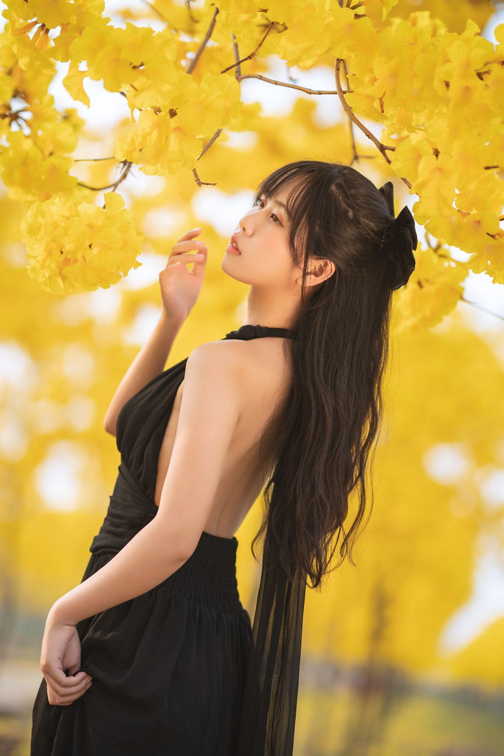 动漫博主@萌芽儿o0 秋有银杏 春有黄风铃 [24P/170MB] 网红写真-第2张