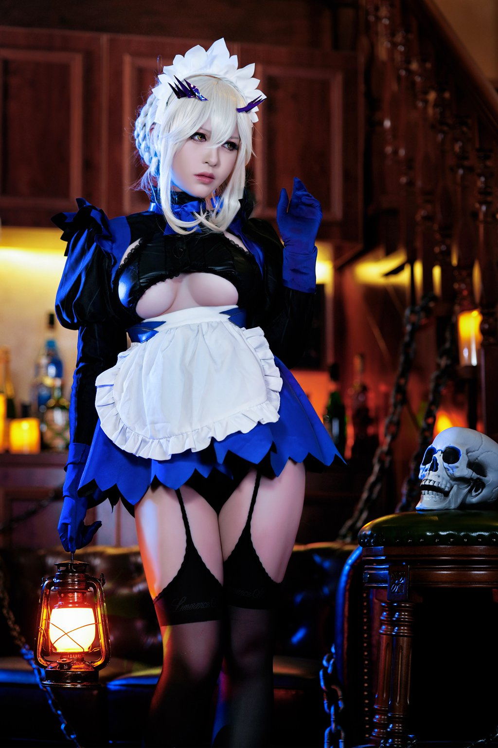微博人气Coser@半半子 LancerAlter Maid [52P/110MB] 网红写真-第3张