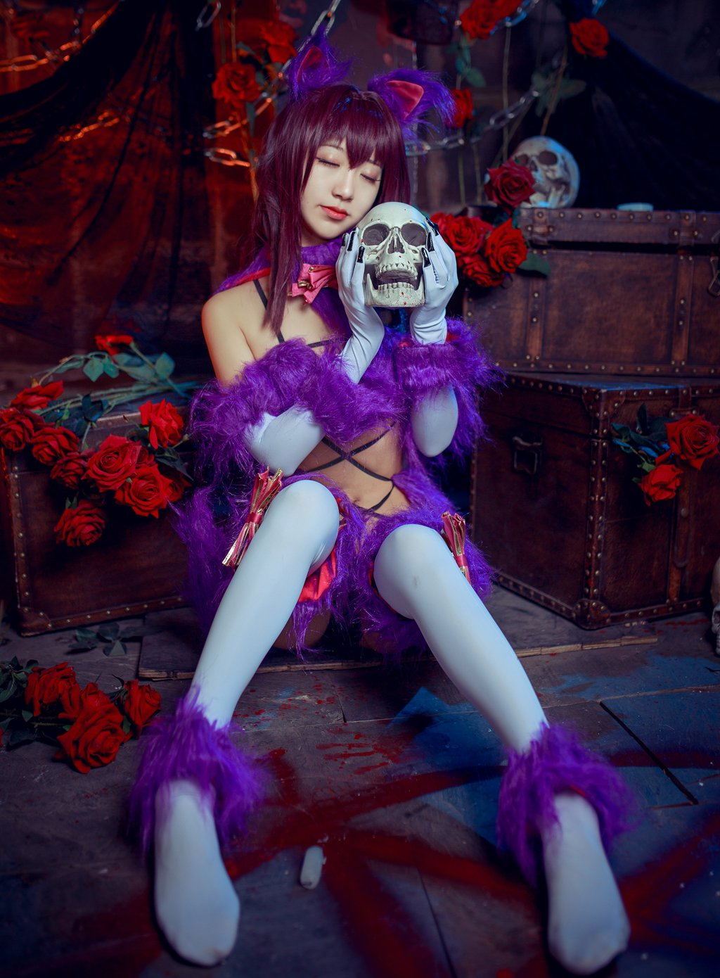 微博红人Coser@黑川 斯卡哈写真本[63P-195M] 网红写真-第2张