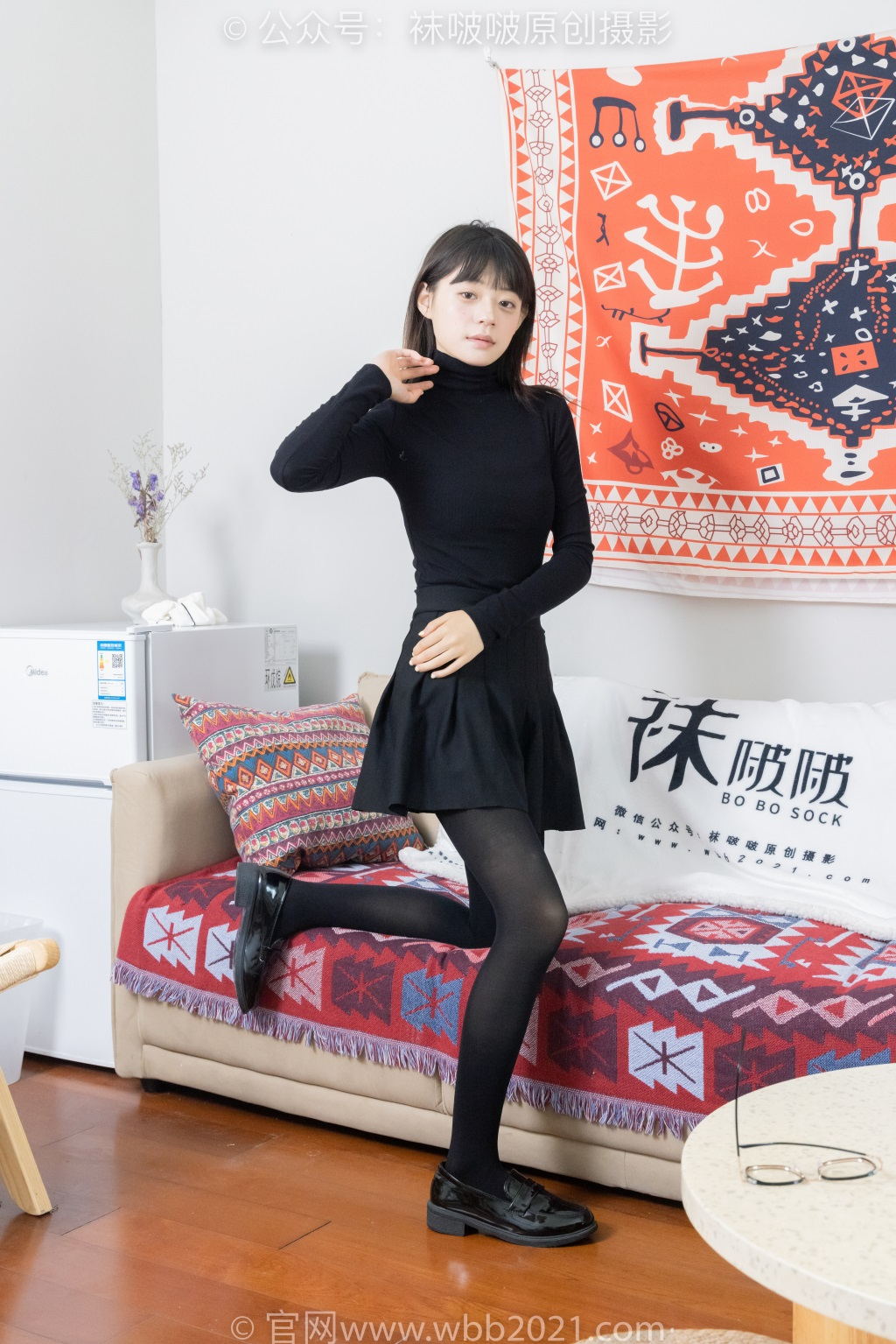 [BoBoSocks袜啵啵] NO.466 糯米-皮鞋、厚嘿丝（花絮版）[140P/1V/7.11G] 年费专享-第2张