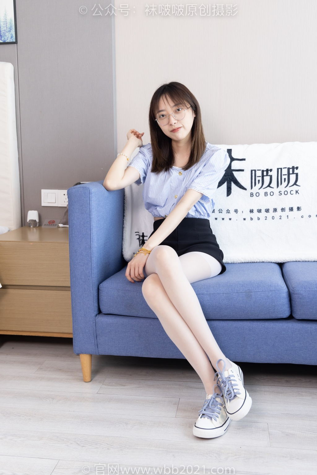 [BoBoSocks袜啵啵] NO.467 稚予-板鞋、白丝（脚尖加固款）（花絮版）[150P/1V/6.76G] 年费专享-第2张