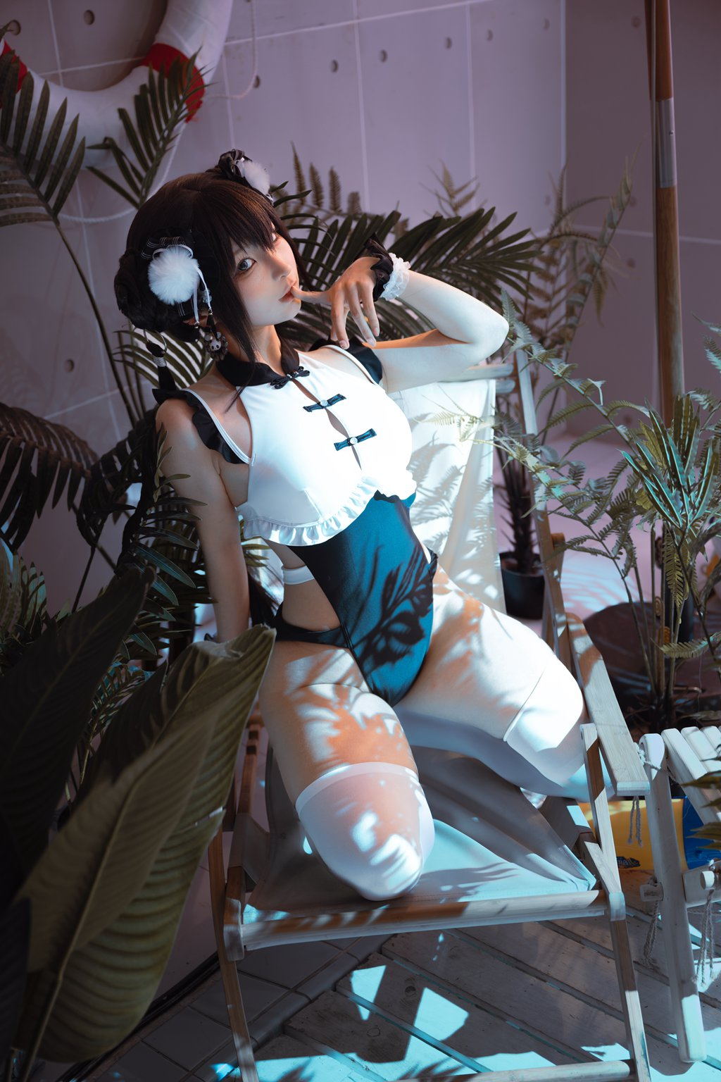 知名动漫博主@蠢沫沫 熊猫娘 [105P/1.04G] 网红写真-第1张