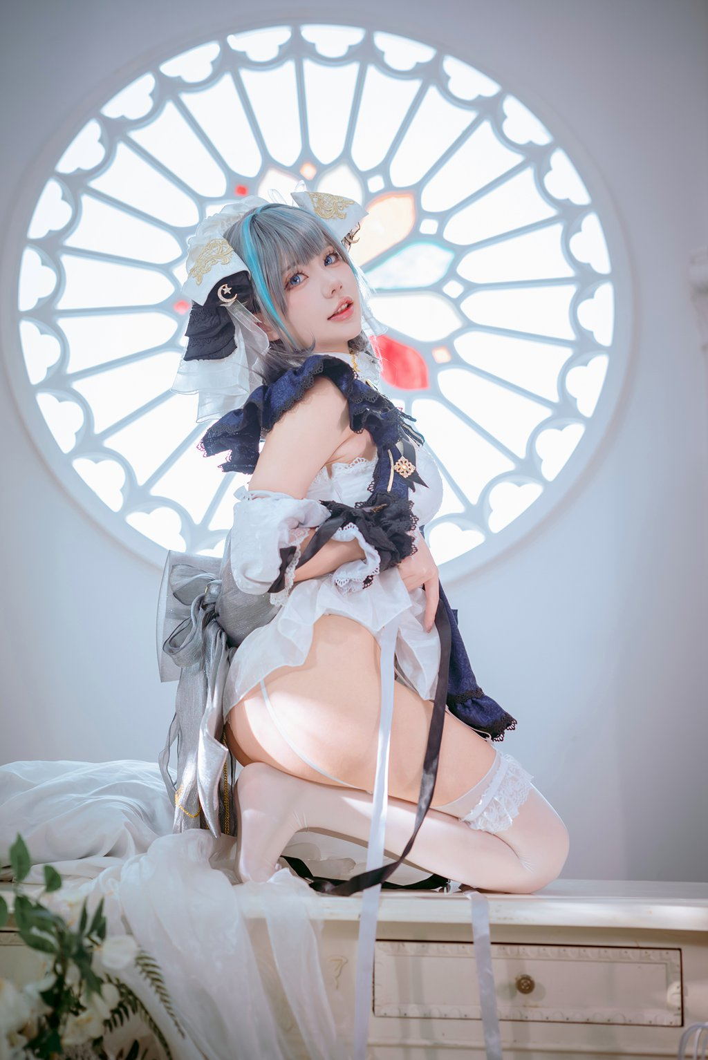 网紅Coser@是一只熊仔吗 碧蓝航线 柴郡[100P-319M] 网红写真-第1张
