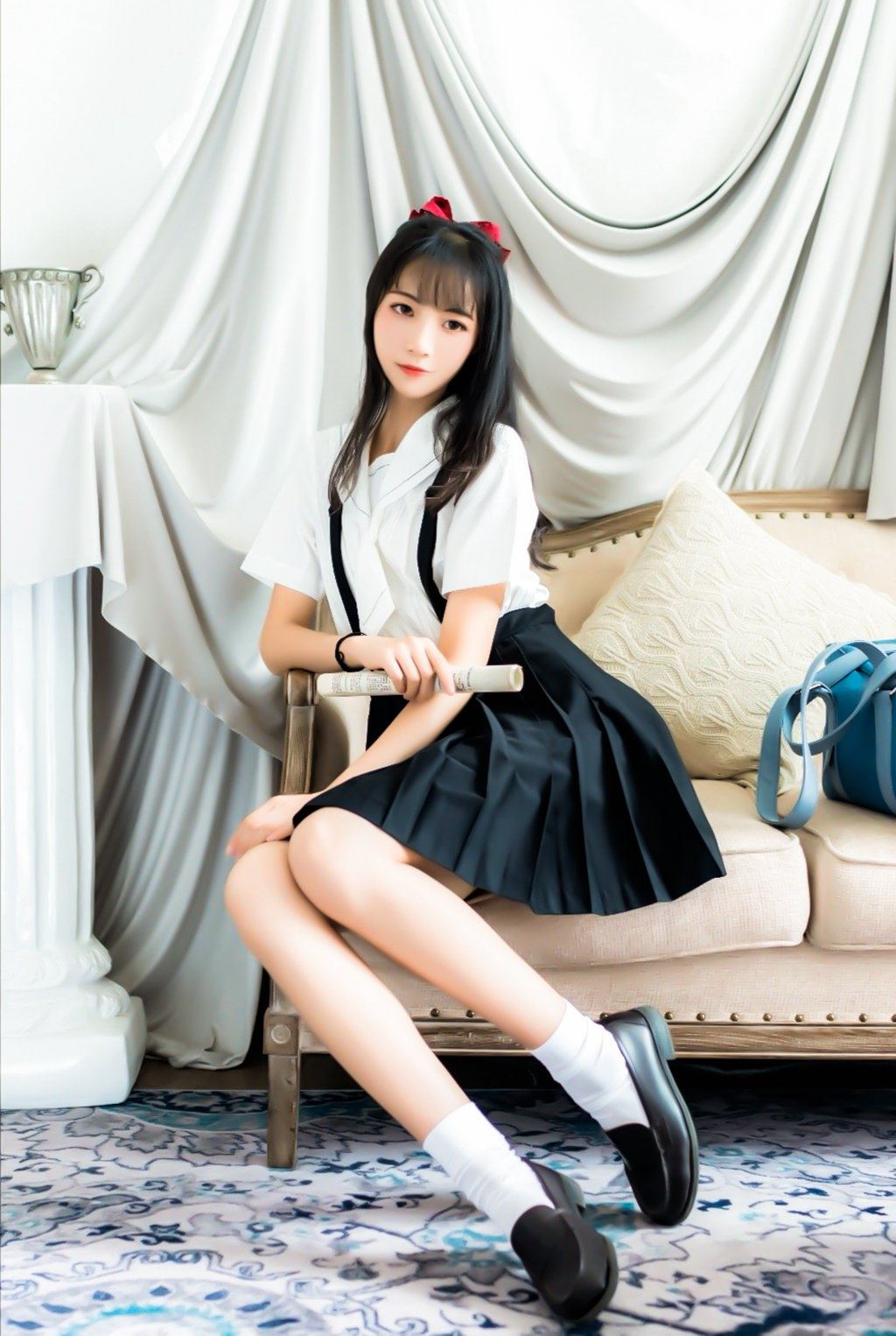 网紅Coser@西呱呀呀呀 –制服 [25P-29MB] 网红写真-第1张