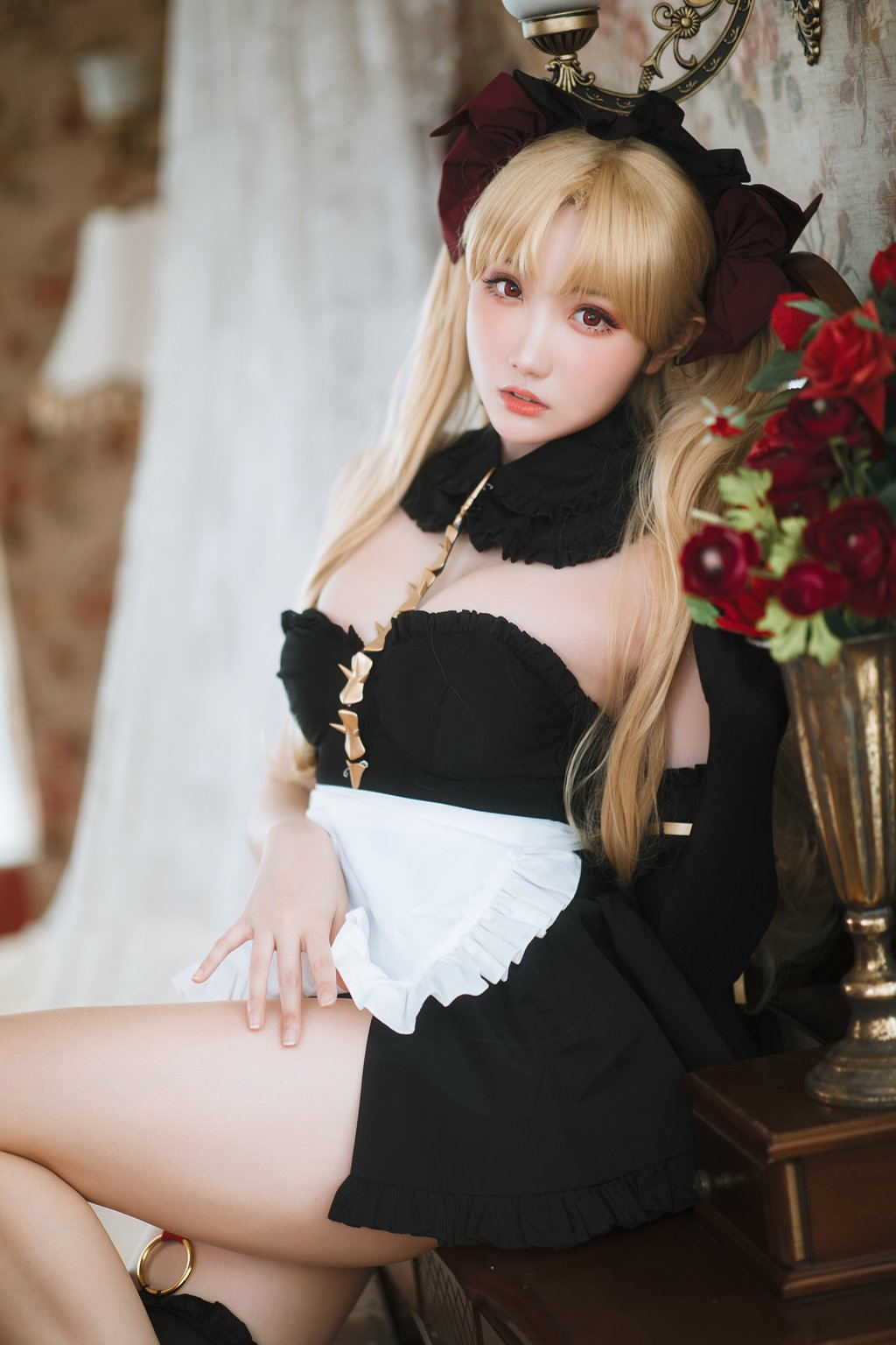 动漫Coser@瓜希酱 艾蕾女仆 [23P/363MB] 网红写真-第2张