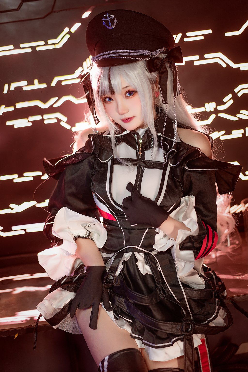 动漫Coser@瓜希酱 碧蓝航线 碧蓝航线 易北 [25P/171MB] 网红写真-第1张