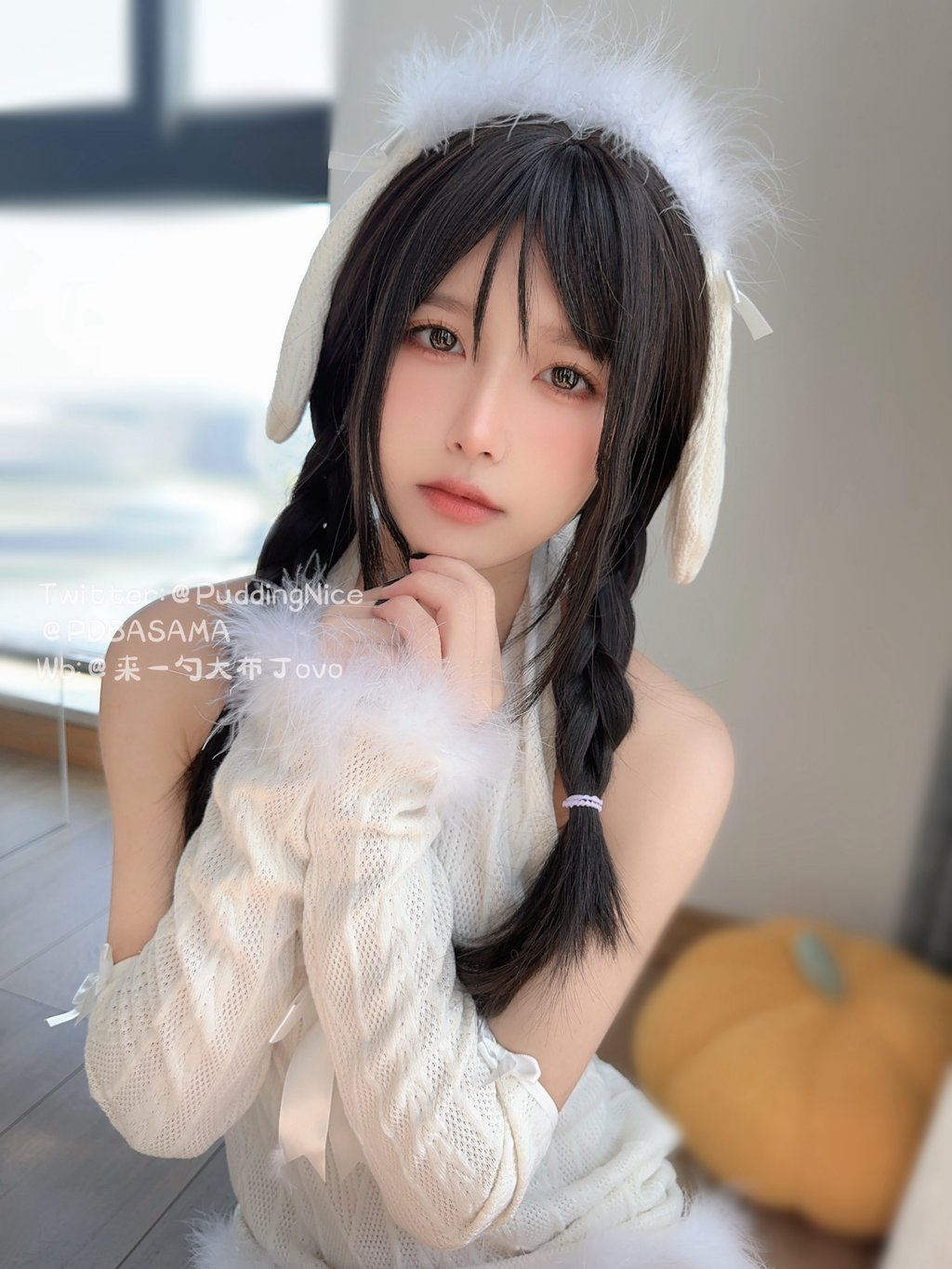 网紅少女@布丁大法 – NO.066 羊奶冻冻[32P-2V-203M] 网红写真-第1张