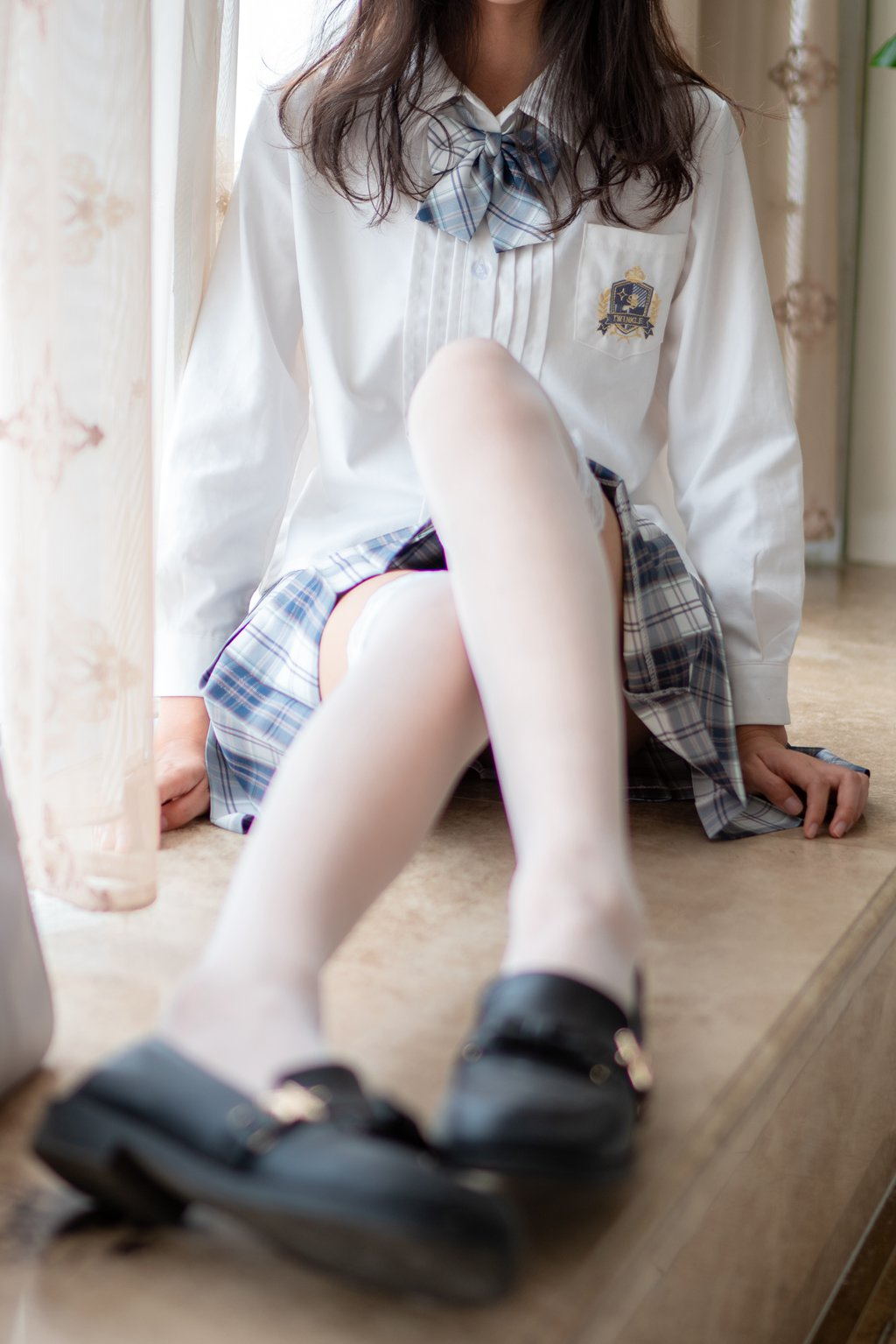 网紅Coser@西呱呀呀呀 –JK格子裙 [23P-148MB] 网红写真-第1张