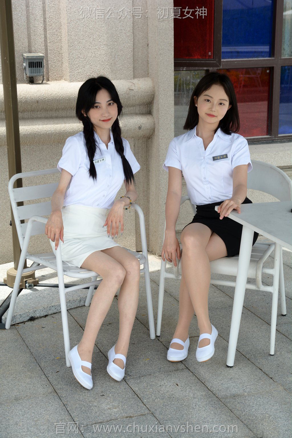[初夏女神] NO.270 柒柒&双双 休息时间 出去跑销售还得是小白鞋轻松~ [100P/1V/3.21GB] 其它写真-第1张