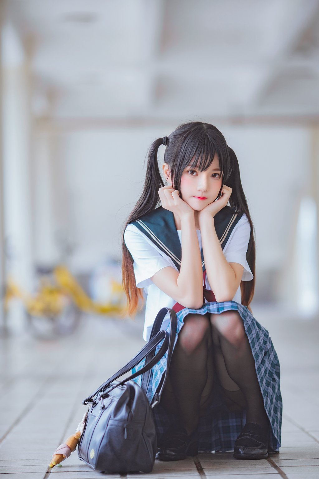 人气Coser@桜桃喵 雨恋 [28P/111MB] 网红写真-第1张