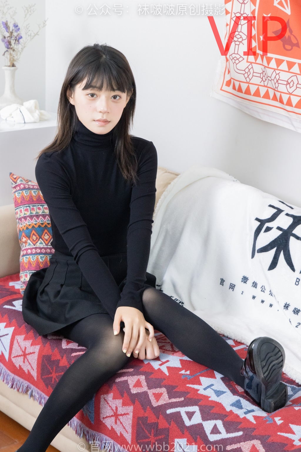 [BoBoSocks袜啵啵] NO.466 糯米-皮鞋、厚嘿丝（花絮版）[140P/1V/7.11G] 年费专享-第1张