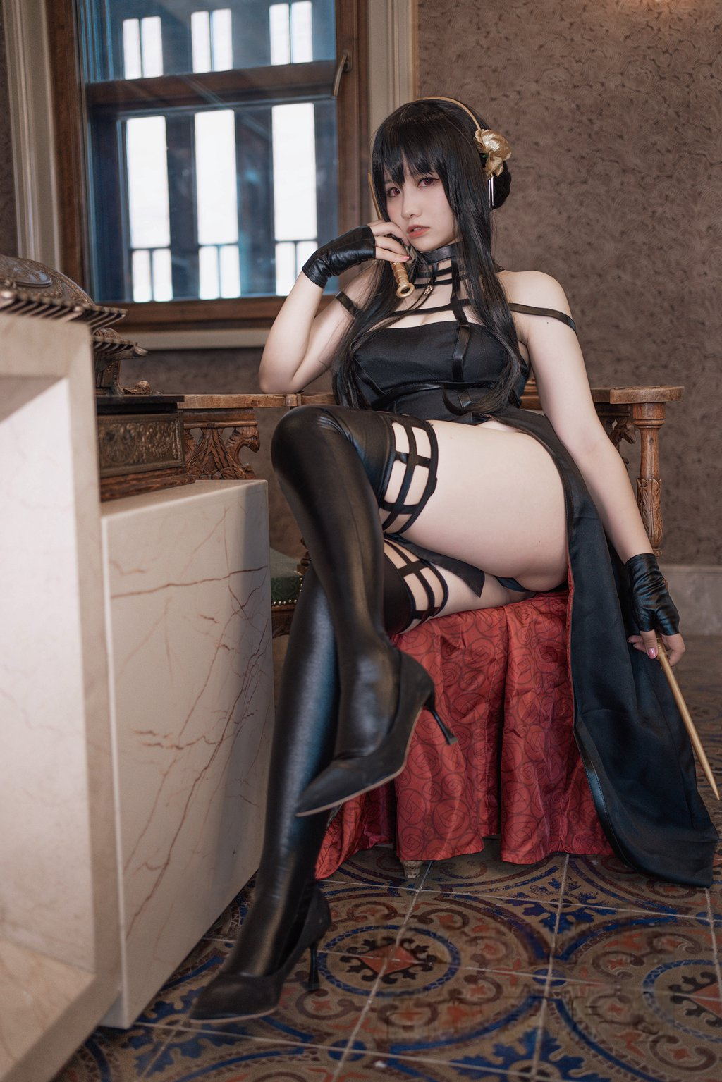 人气Coser@阿半今天很开心 间谍过家家 约尔 [53P/466MB] 网红写真-第4张