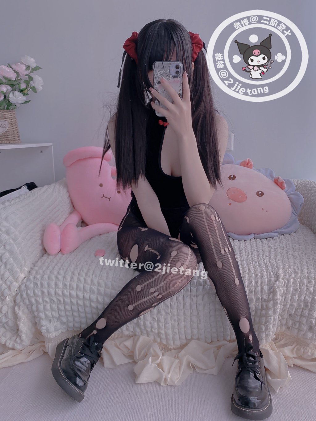 网红Coser@二阶堂 (宅绘子) 旗袍丝袜[100P-1V-369.2M] 网红写真-第4张