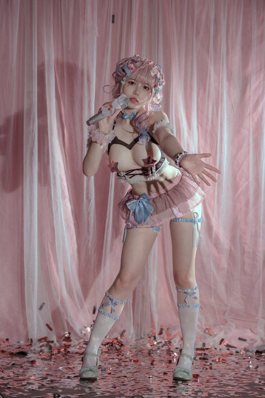 网紅Coser@七月喵子-爱豆 [33P-346MB] 网红写真-第4张