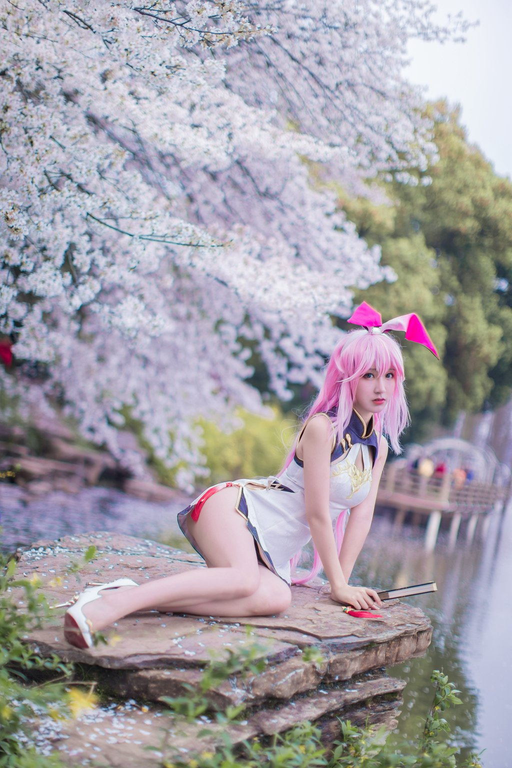 微博红人Coser@黑川  八重樱旗袍[38P-361.5M] 网红写真-第4张