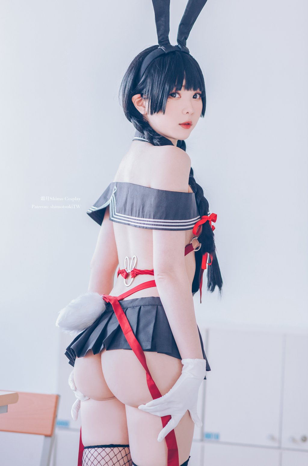 网紅Coser@霜月shimo 卯月桃子 水手服兔女郎 [19P-23MB] 网红写真-第4张
