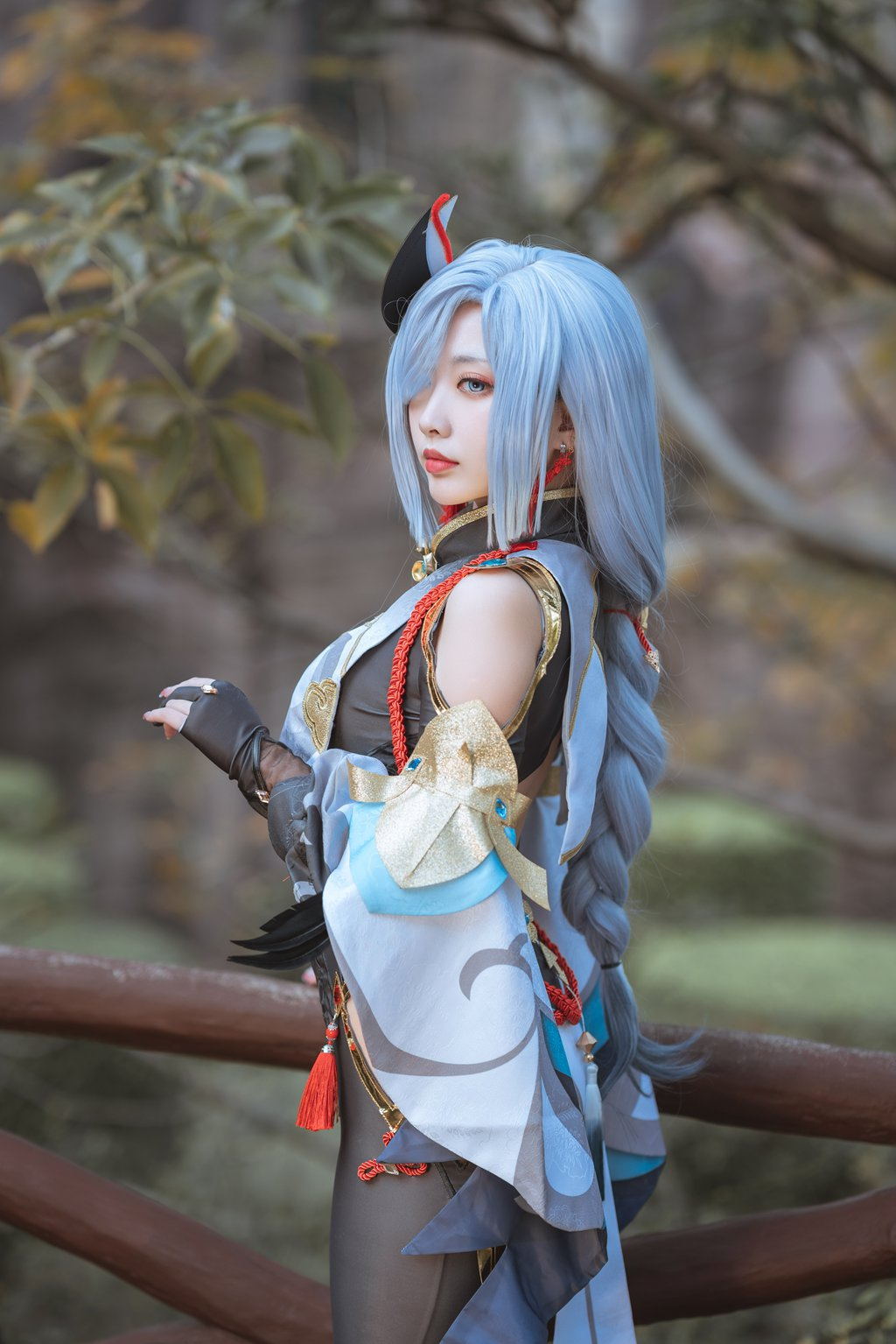 网红Coser@宮本桜  申鹤[22P-269M] 网红写真-第4张