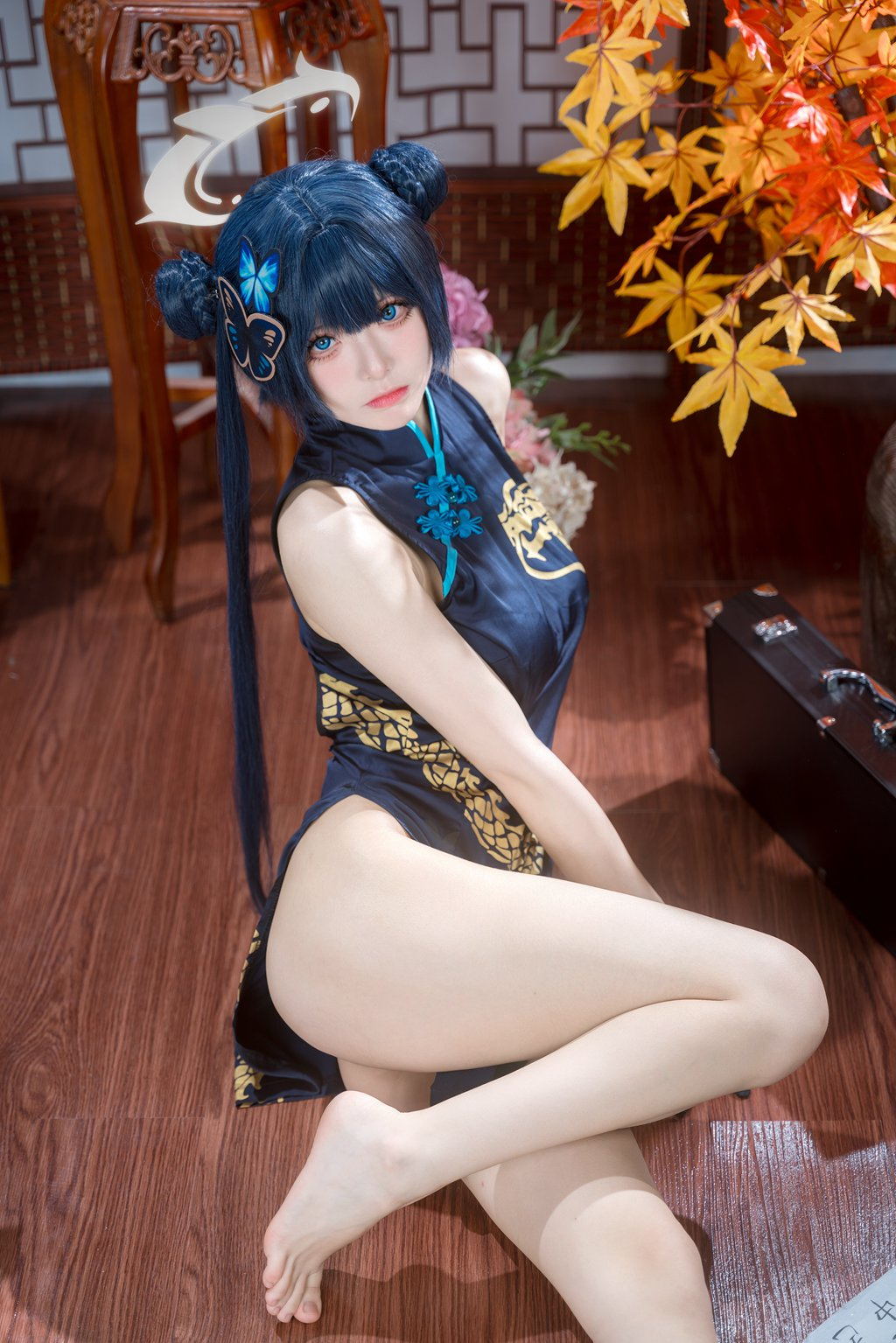 网红Coser@九柒喵 –碧蓝档案 妃咲[28P-137M] 网红写真-第3张