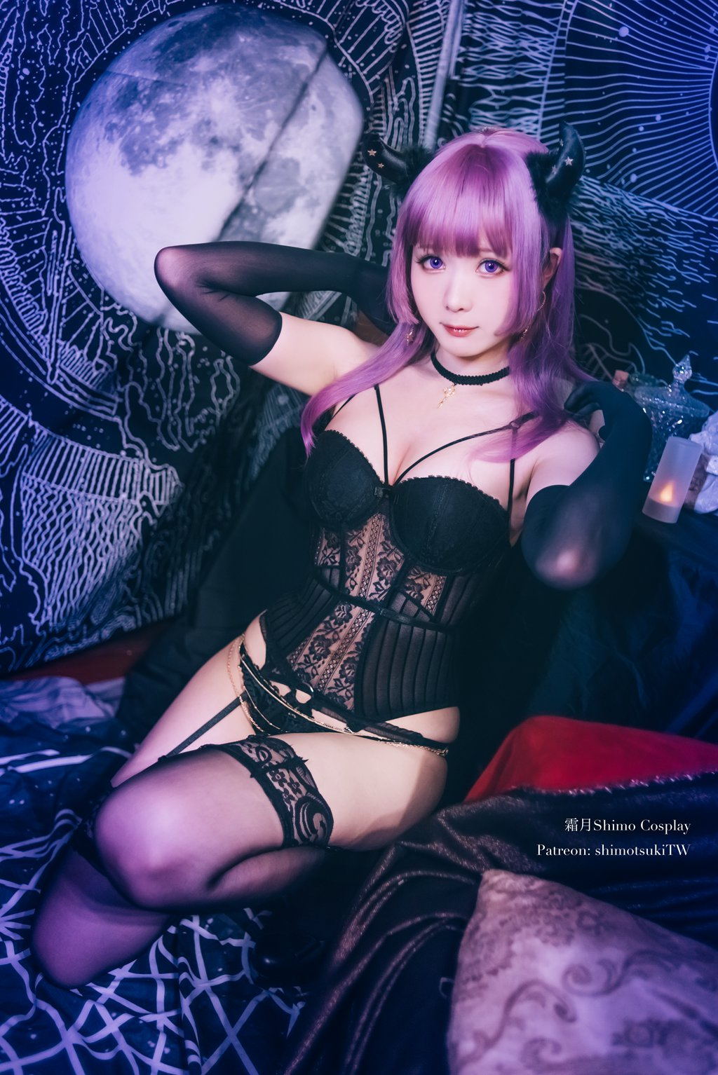 网紅Coser@霜月shimo 内衣 [16P-383MB] 网红写真-第3张