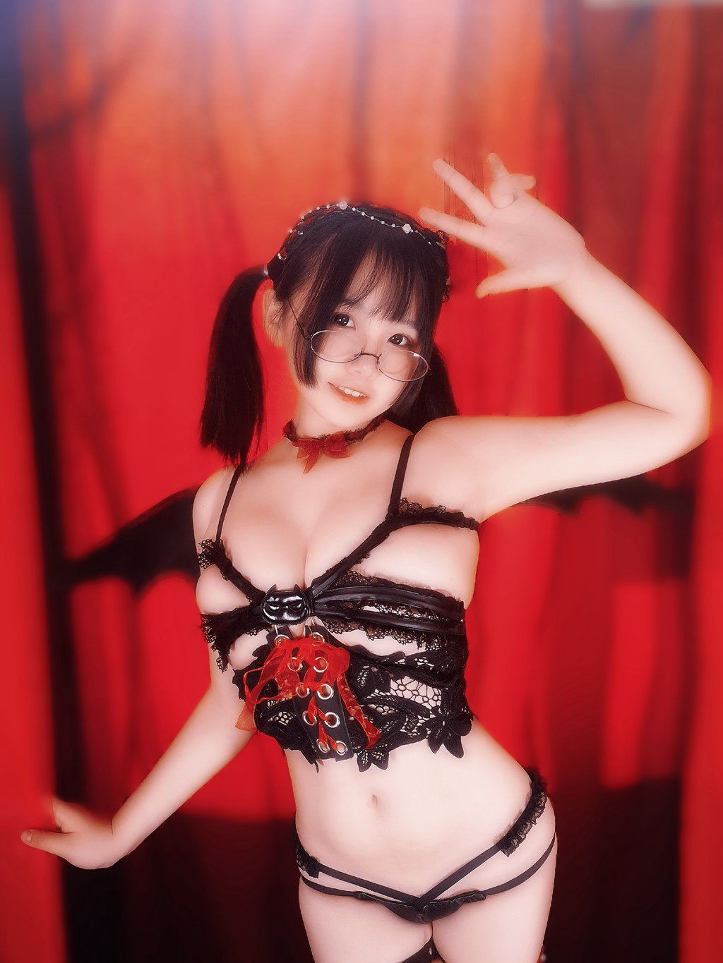人气Coser@阿半今天很开心 小恶魔 [43P/187MB] 网红写真-第3张