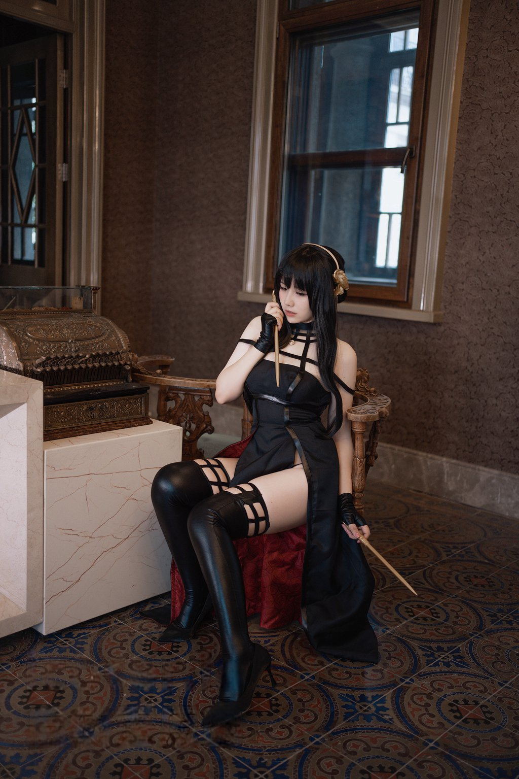 人气Coser@阿半今天很开心 间谍过家家 约尔 [53P/466MB] 网红写真-第3张