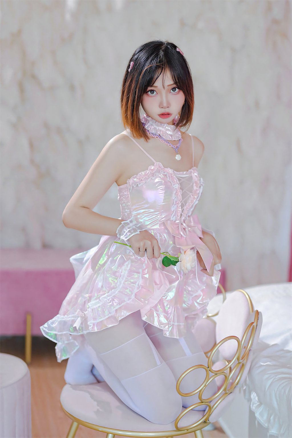 摄影博主@洛桑w伊梓 雪糕[32P-199.2M] 网红写真-第3张