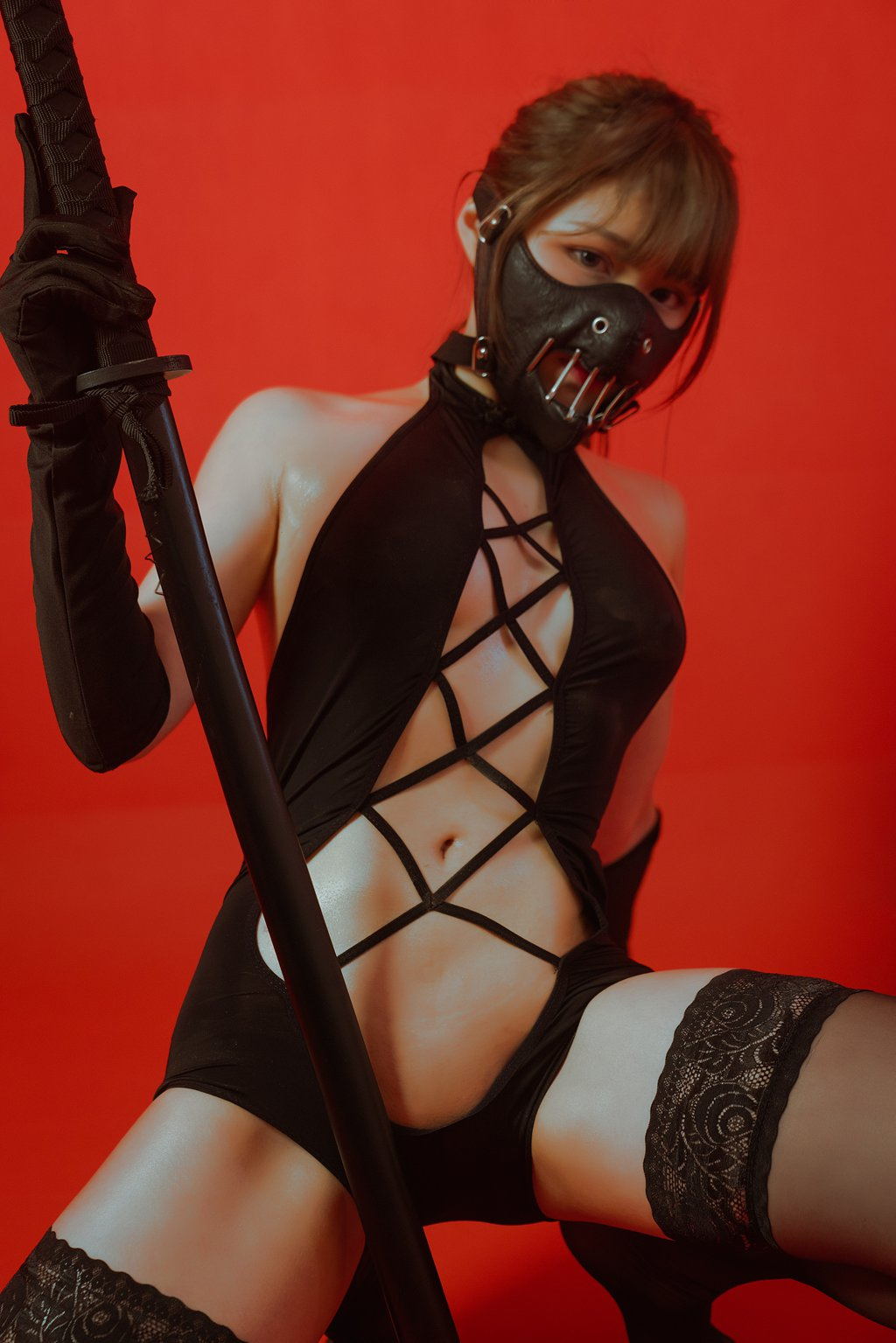 网紅Coser@七月喵子-被捆的忍者 [60P1V-795MB] 网红写真-第3张