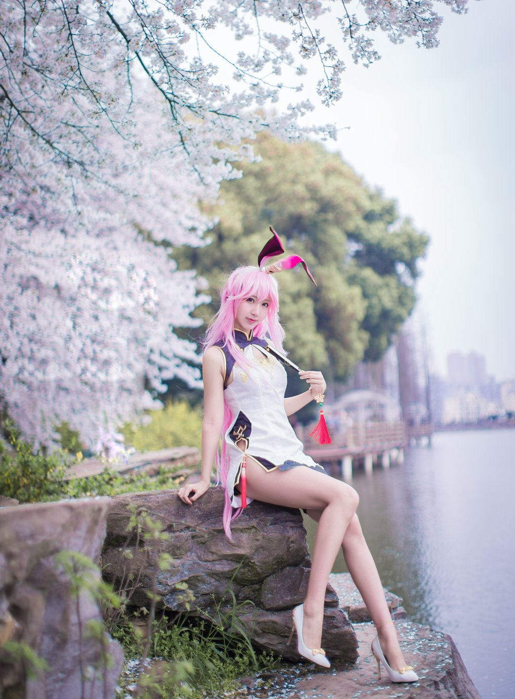 微博红人Coser@黑川  八重樱旗袍[38P-361.5M] 网红写真-第3张