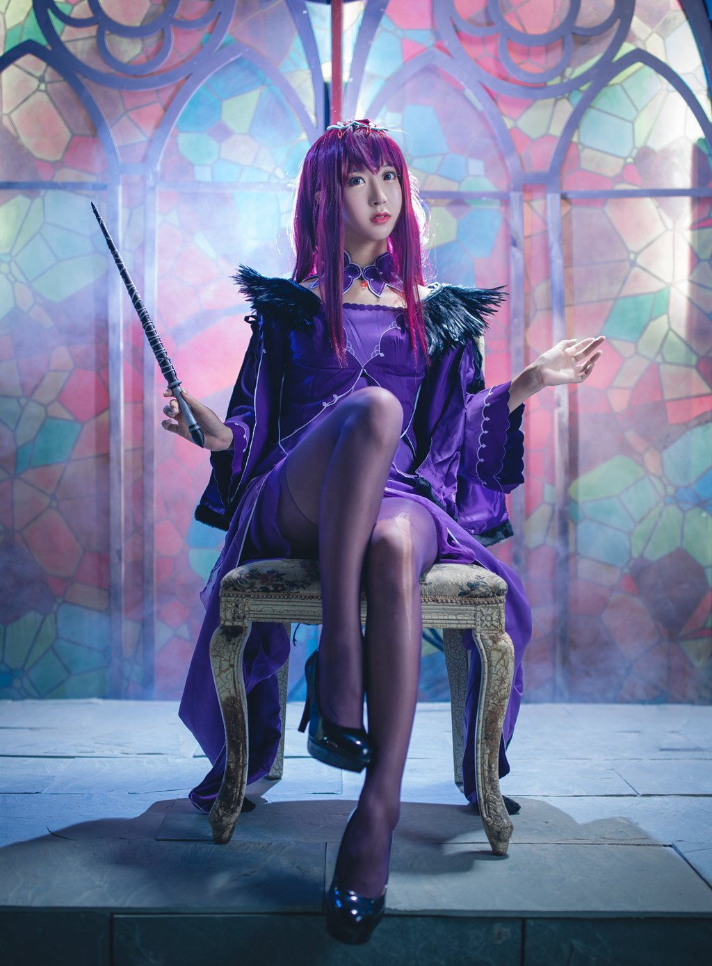 微博红人Coser@黑川 万圣斯卡蒂[26P-522M] 网红写真-第3张