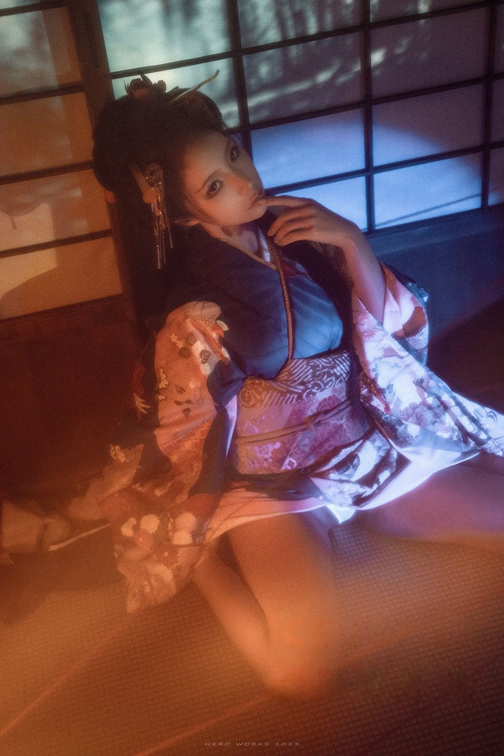 知名动漫博主@蠢沫沫 2024年会员 血婚纱 [24P/363MB] 网红写真-第3张